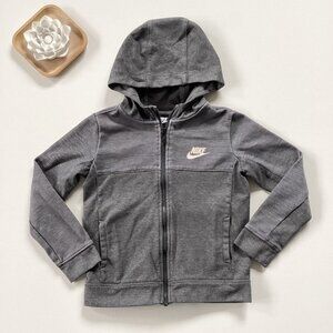 Nike Gray Zip Up Hoodie